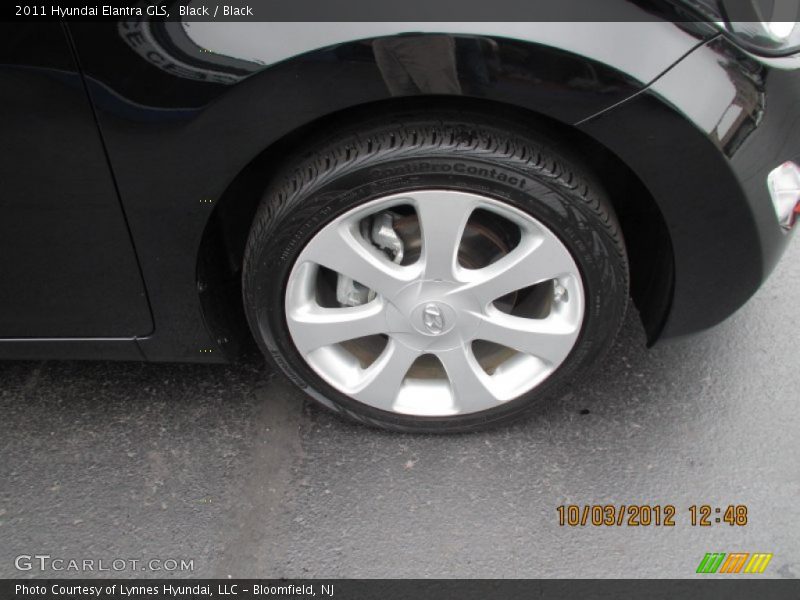 Black / Black 2011 Hyundai Elantra GLS