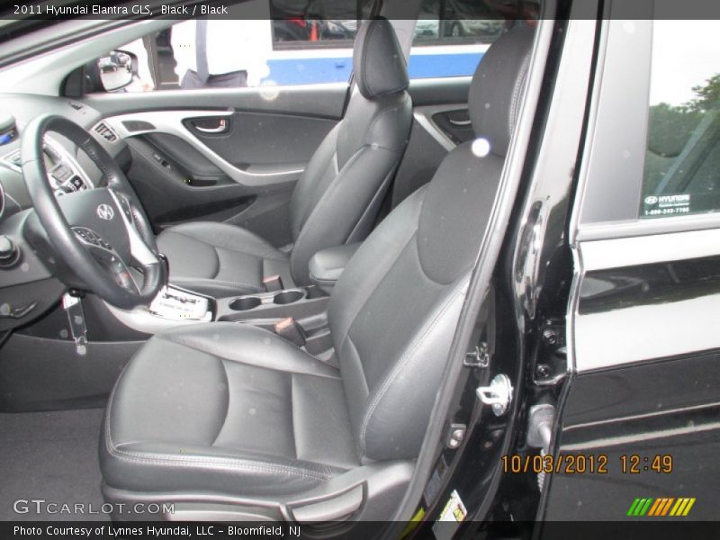 Black / Black 2011 Hyundai Elantra GLS