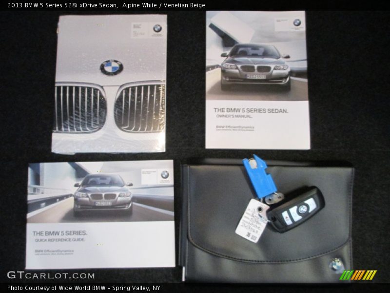 Alpine White / Venetian Beige 2013 BMW 5 Series 528i xDrive Sedan
