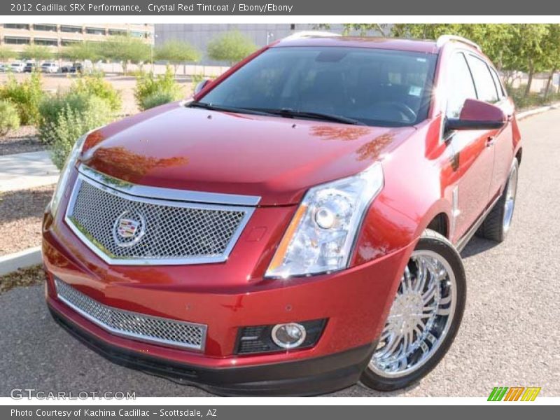 Crystal Red Tintcoat / Ebony/Ebony 2012 Cadillac SRX Performance