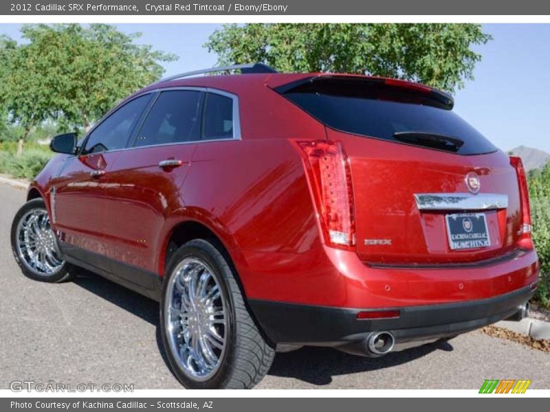 Crystal Red Tintcoat / Ebony/Ebony 2012 Cadillac SRX Performance