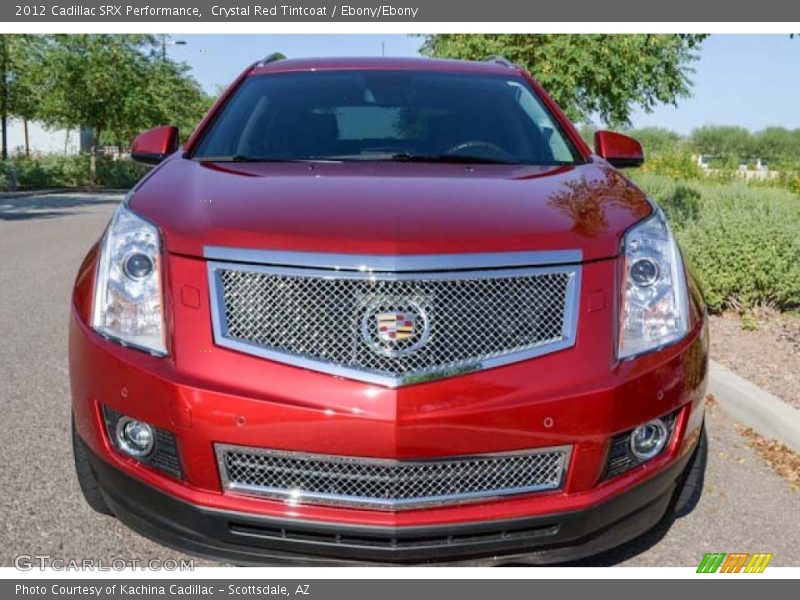 Crystal Red Tintcoat / Ebony/Ebony 2012 Cadillac SRX Performance
