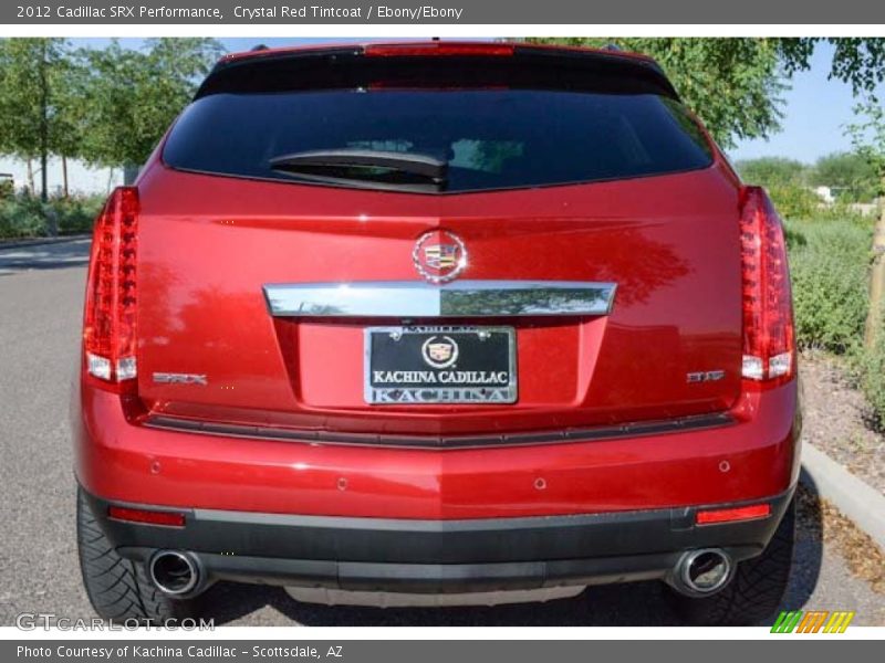 Crystal Red Tintcoat / Ebony/Ebony 2012 Cadillac SRX Performance