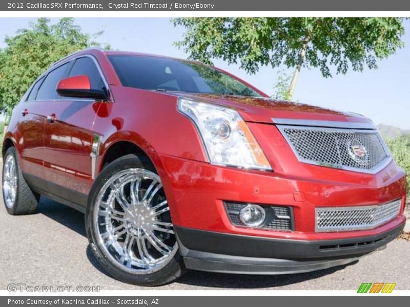 Crystal Red Tintcoat / Ebony/Ebony 2012 Cadillac SRX Performance
