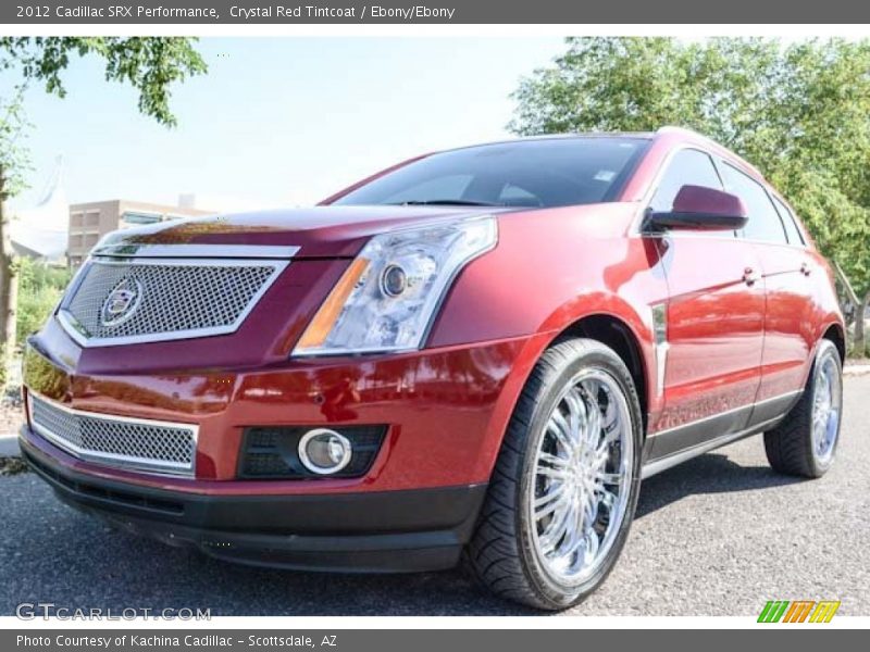 Crystal Red Tintcoat / Ebony/Ebony 2012 Cadillac SRX Performance