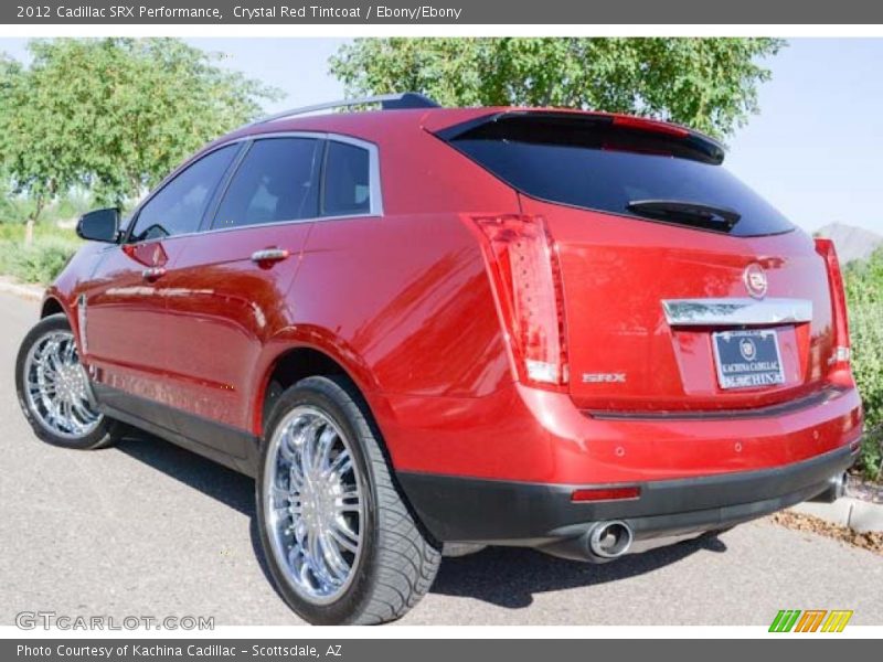 Crystal Red Tintcoat / Ebony/Ebony 2012 Cadillac SRX Performance