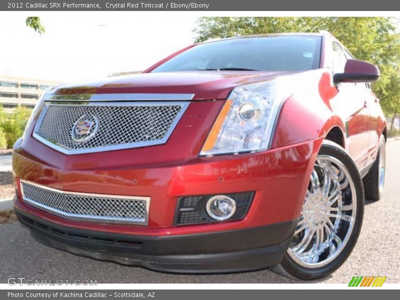 Crystal Red Tintcoat / Ebony/Ebony 2012 Cadillac SRX Performance