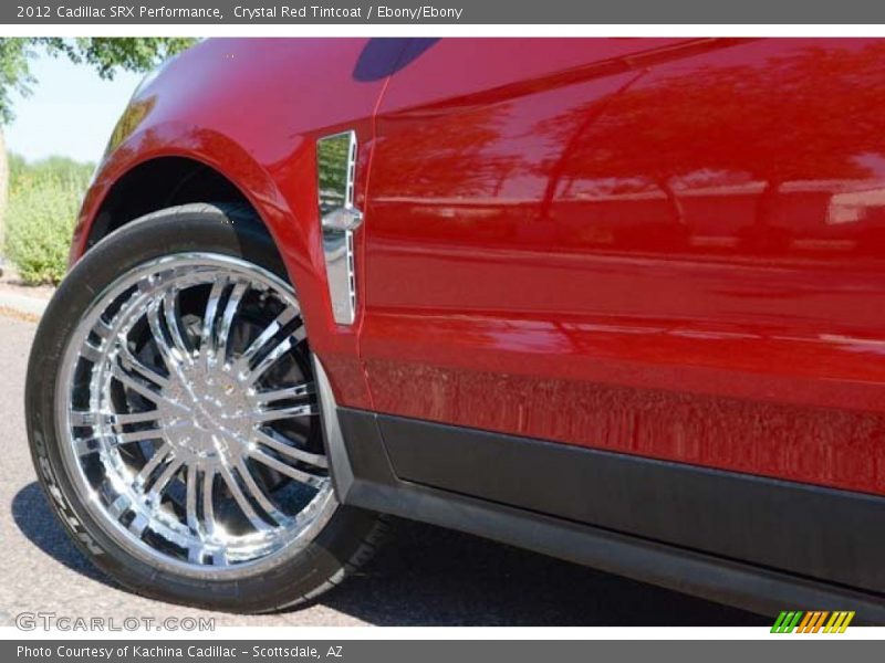 Crystal Red Tintcoat / Ebony/Ebony 2012 Cadillac SRX Performance