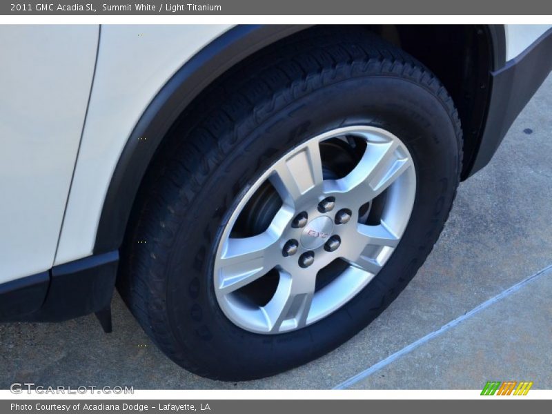 Summit White / Light Titanium 2011 GMC Acadia SL