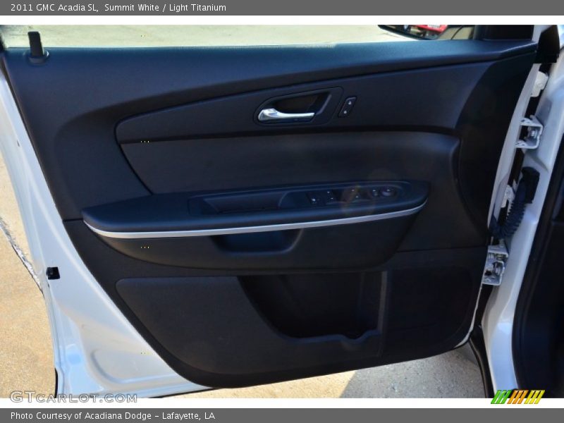 Summit White / Light Titanium 2011 GMC Acadia SL