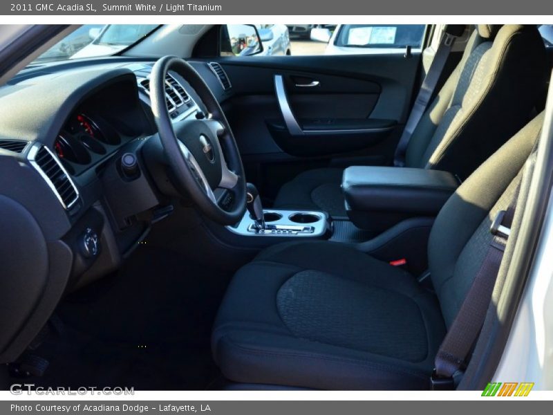 Summit White / Light Titanium 2011 GMC Acadia SL