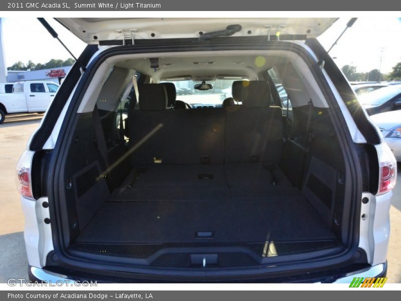 Summit White / Light Titanium 2011 GMC Acadia SL
