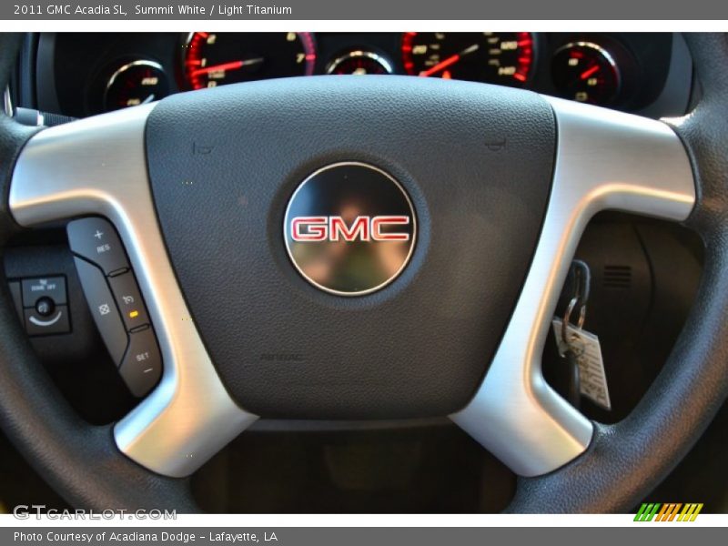Summit White / Light Titanium 2011 GMC Acadia SL