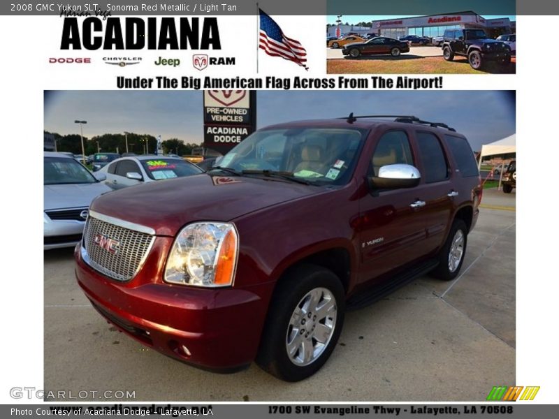 Sonoma Red Metallic / Light Tan 2008 GMC Yukon SLT