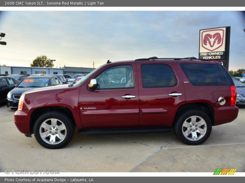 Sonoma Red Metallic / Light Tan 2008 GMC Yukon SLT