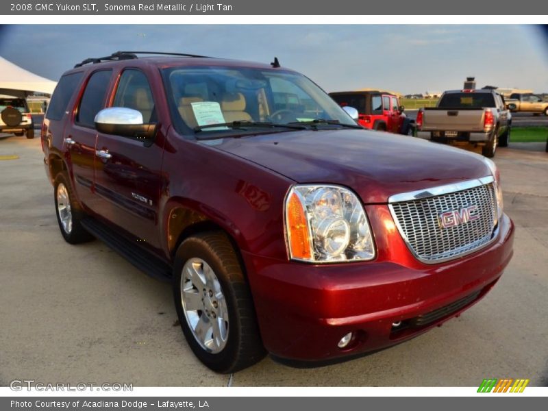 Sonoma Red Metallic / Light Tan 2008 GMC Yukon SLT