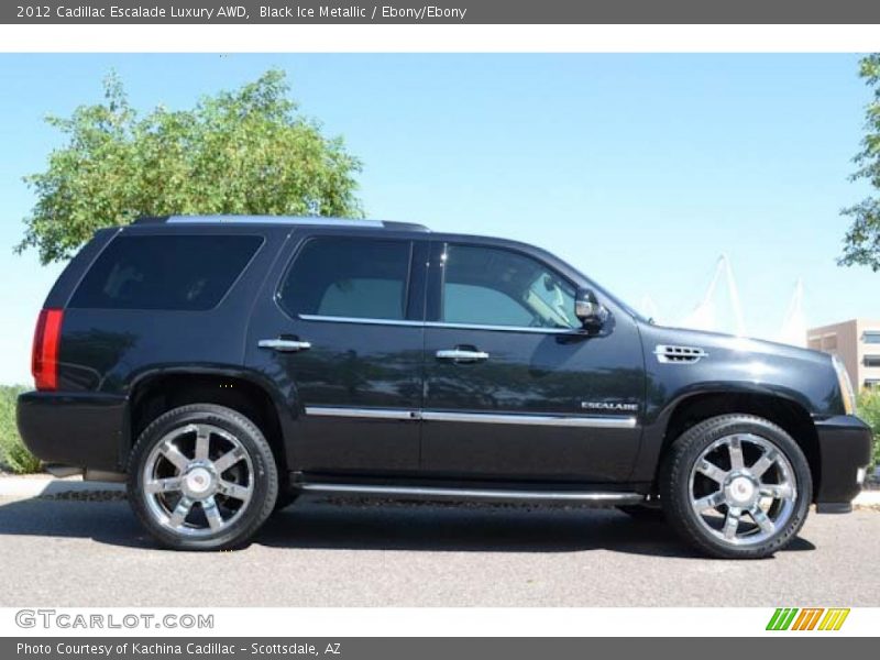 Black Ice Metallic / Ebony/Ebony 2012 Cadillac Escalade Luxury AWD