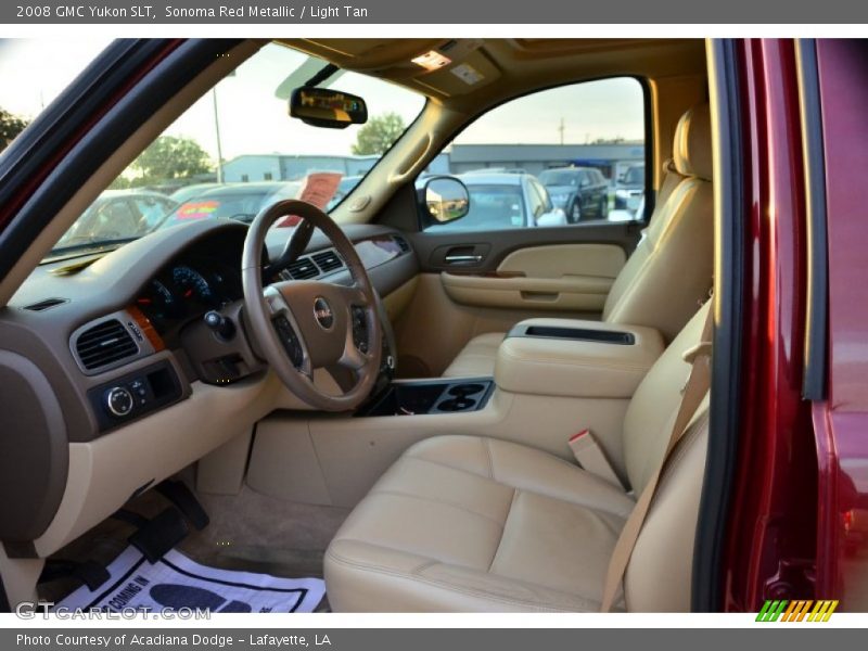 Sonoma Red Metallic / Light Tan 2008 GMC Yukon SLT