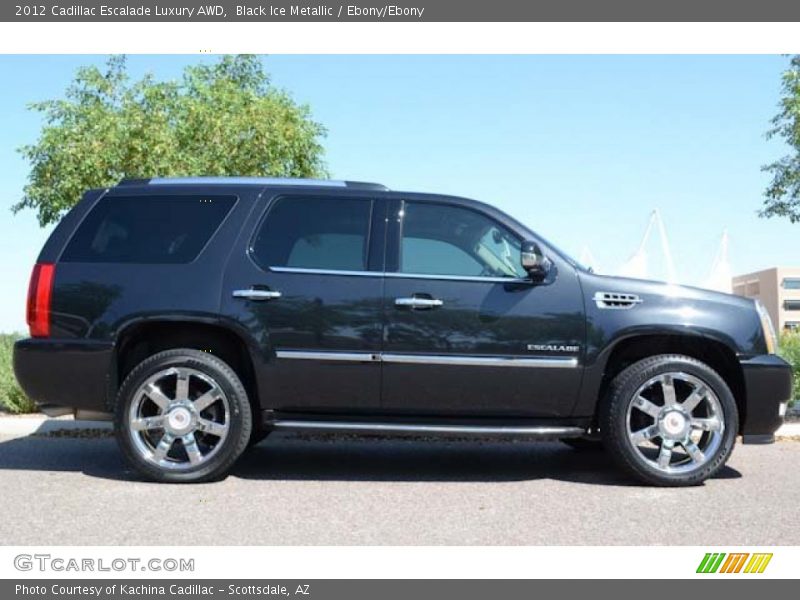 Black Ice Metallic / Ebony/Ebony 2012 Cadillac Escalade Luxury AWD