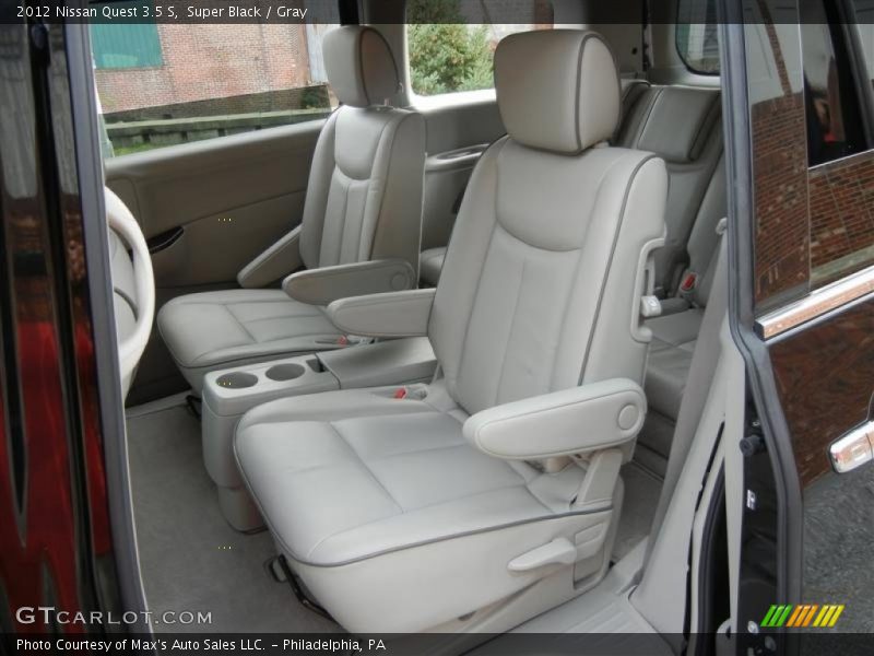 Super Black / Gray 2012 Nissan Quest 3.5 S