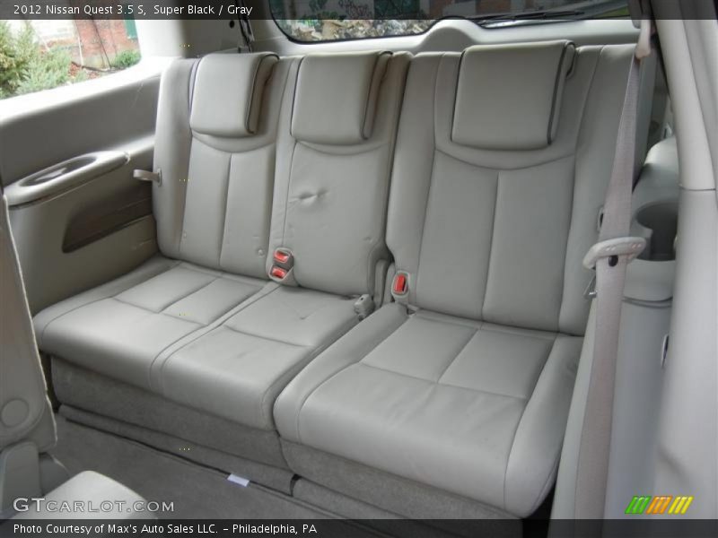 Super Black / Gray 2012 Nissan Quest 3.5 S
