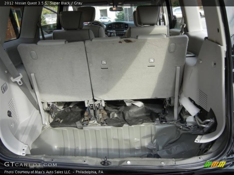 Super Black / Gray 2012 Nissan Quest 3.5 S