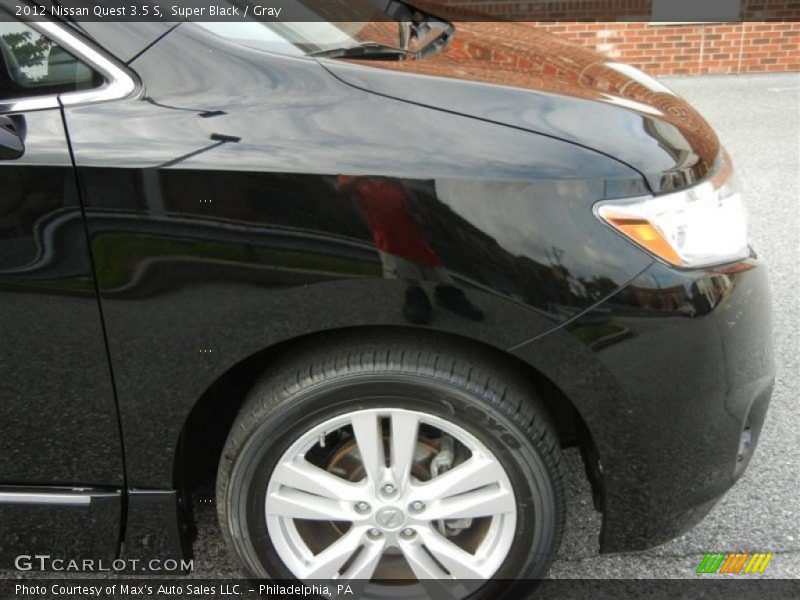 Super Black / Gray 2012 Nissan Quest 3.5 S