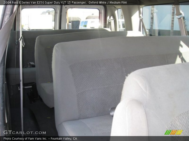 Oxford White / Medium Flint 2004 Ford E Series Van E350 Super Duty XLT 15 Passenger