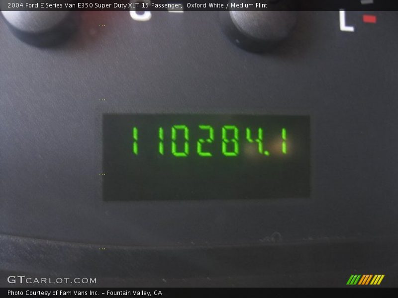 Oxford White / Medium Flint 2004 Ford E Series Van E350 Super Duty XLT 15 Passenger