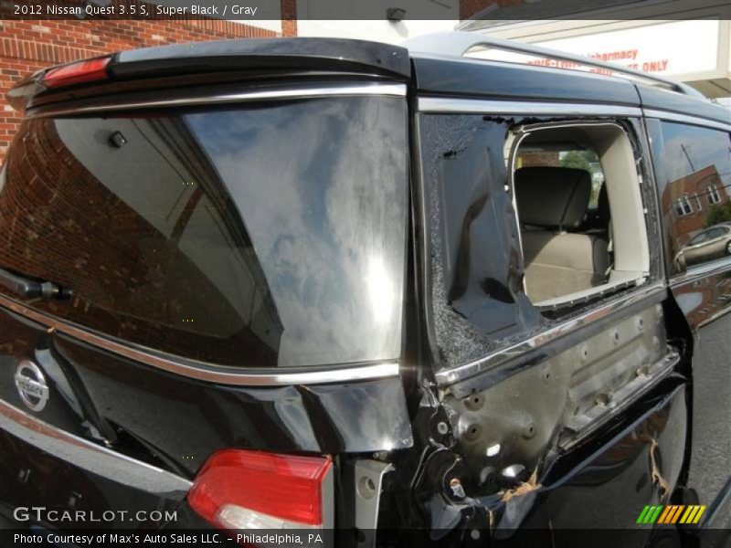 Super Black / Gray 2012 Nissan Quest 3.5 S