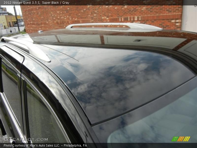 Super Black / Gray 2012 Nissan Quest 3.5 S