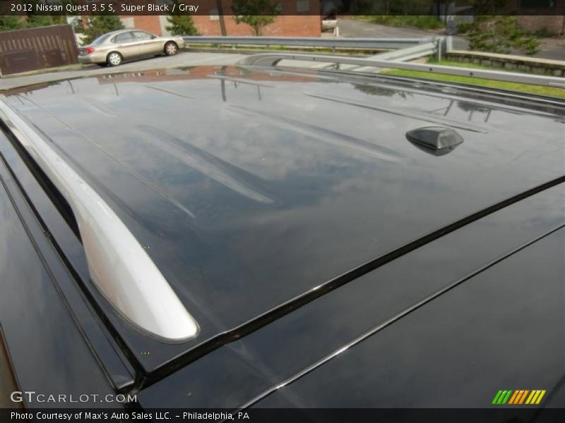 Super Black / Gray 2012 Nissan Quest 3.5 S