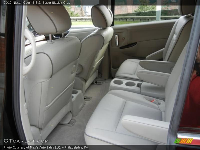 Super Black / Gray 2012 Nissan Quest 3.5 S