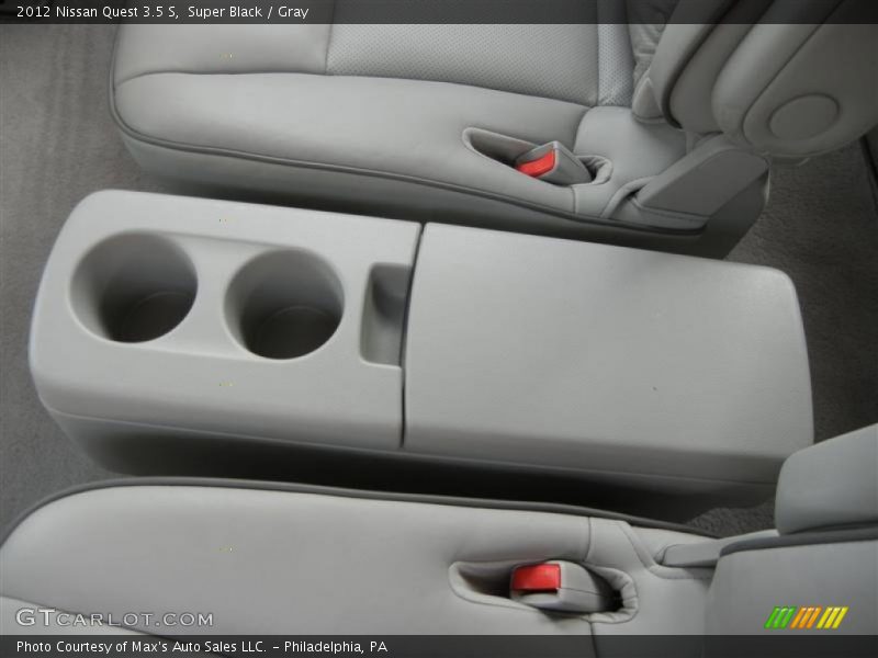 Super Black / Gray 2012 Nissan Quest 3.5 S
