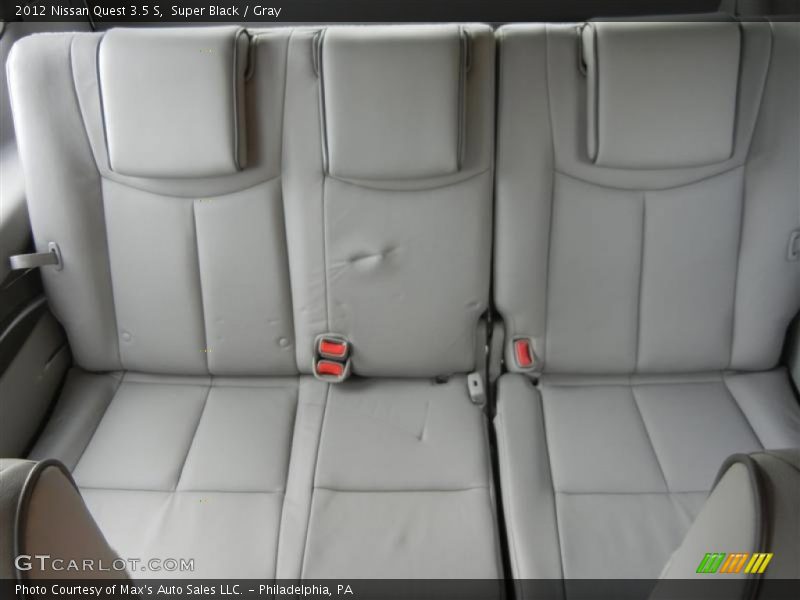 Super Black / Gray 2012 Nissan Quest 3.5 S