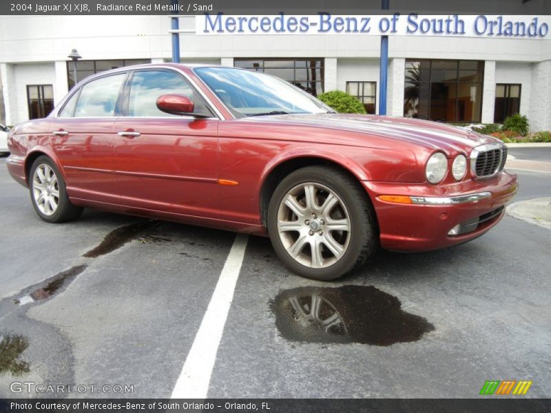 Radiance Red Metallic / Sand 2004 Jaguar XJ XJ8