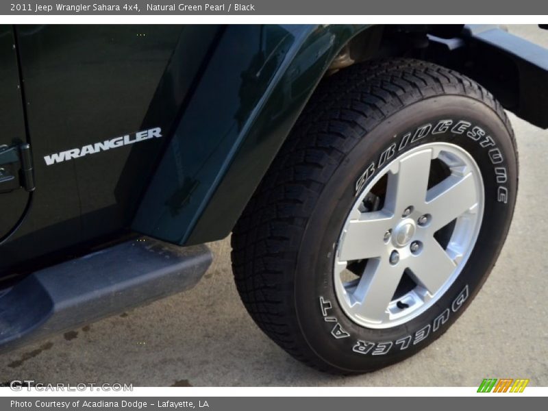 Natural Green Pearl / Black 2011 Jeep Wrangler Sahara 4x4