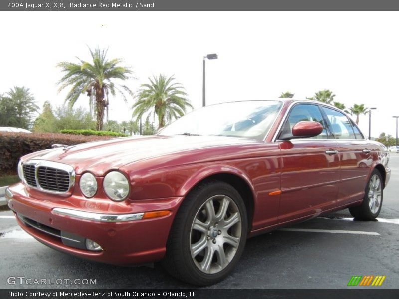 Radiance Red Metallic / Sand 2004 Jaguar XJ XJ8
