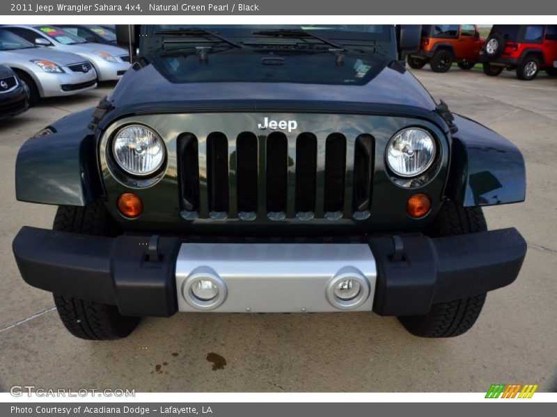 Natural Green Pearl / Black 2011 Jeep Wrangler Sahara 4x4