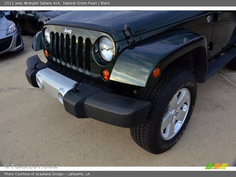 Natural Green Pearl / Black 2011 Jeep Wrangler Sahara 4x4