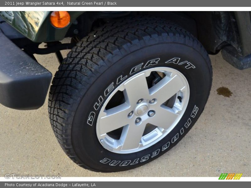 Natural Green Pearl / Black 2011 Jeep Wrangler Sahara 4x4