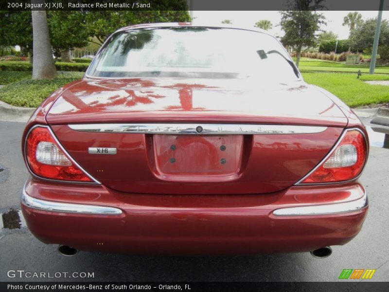 Radiance Red Metallic / Sand 2004 Jaguar XJ XJ8