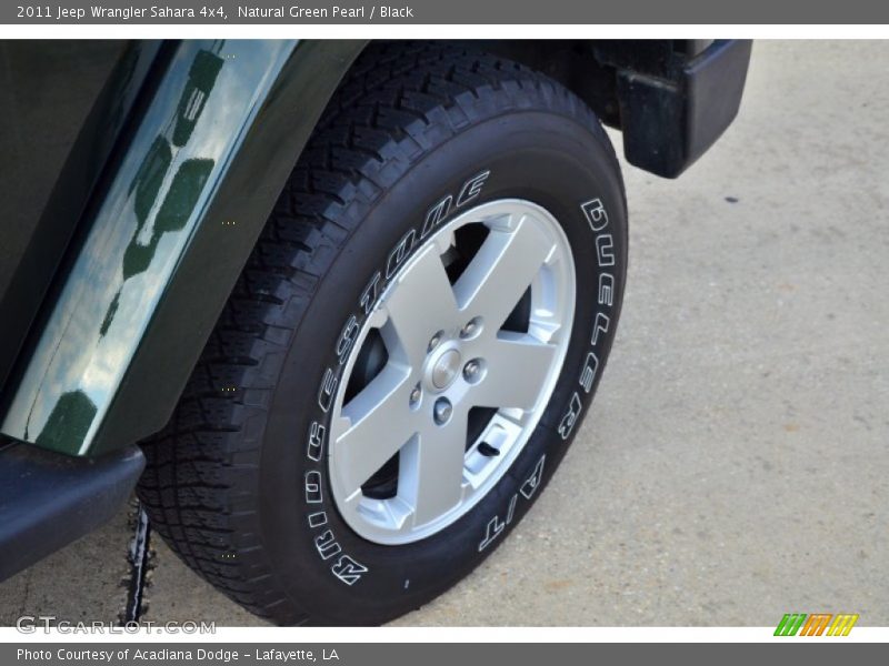 Natural Green Pearl / Black 2011 Jeep Wrangler Sahara 4x4