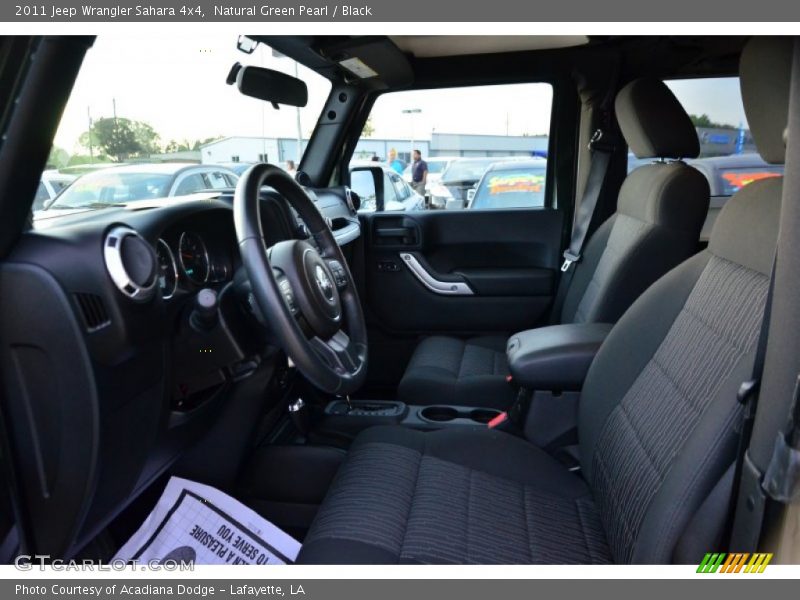 Natural Green Pearl / Black 2011 Jeep Wrangler Sahara 4x4