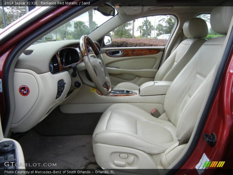 Radiance Red Metallic / Sand 2004 Jaguar XJ XJ8