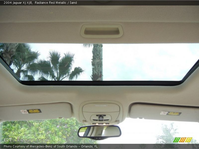 Radiance Red Metallic / Sand 2004 Jaguar XJ XJ8