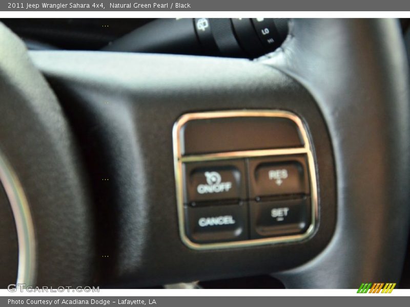 Natural Green Pearl / Black 2011 Jeep Wrangler Sahara 4x4
