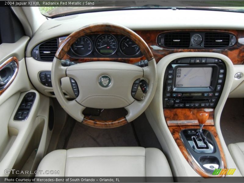 Radiance Red Metallic / Sand 2004 Jaguar XJ XJ8