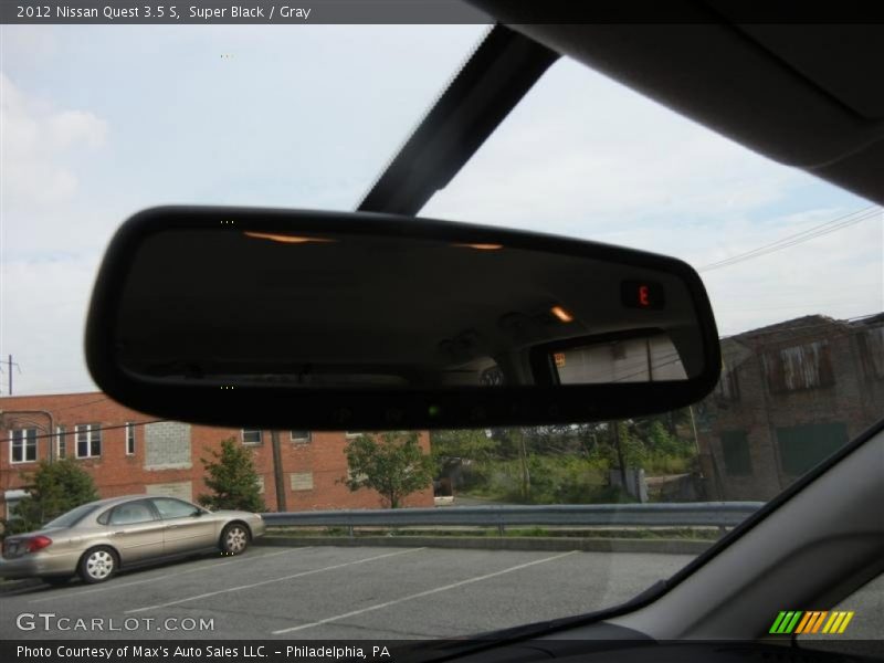 Super Black / Gray 2012 Nissan Quest 3.5 S