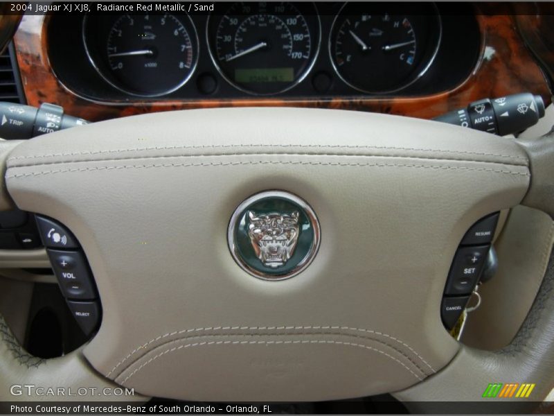 Radiance Red Metallic / Sand 2004 Jaguar XJ XJ8